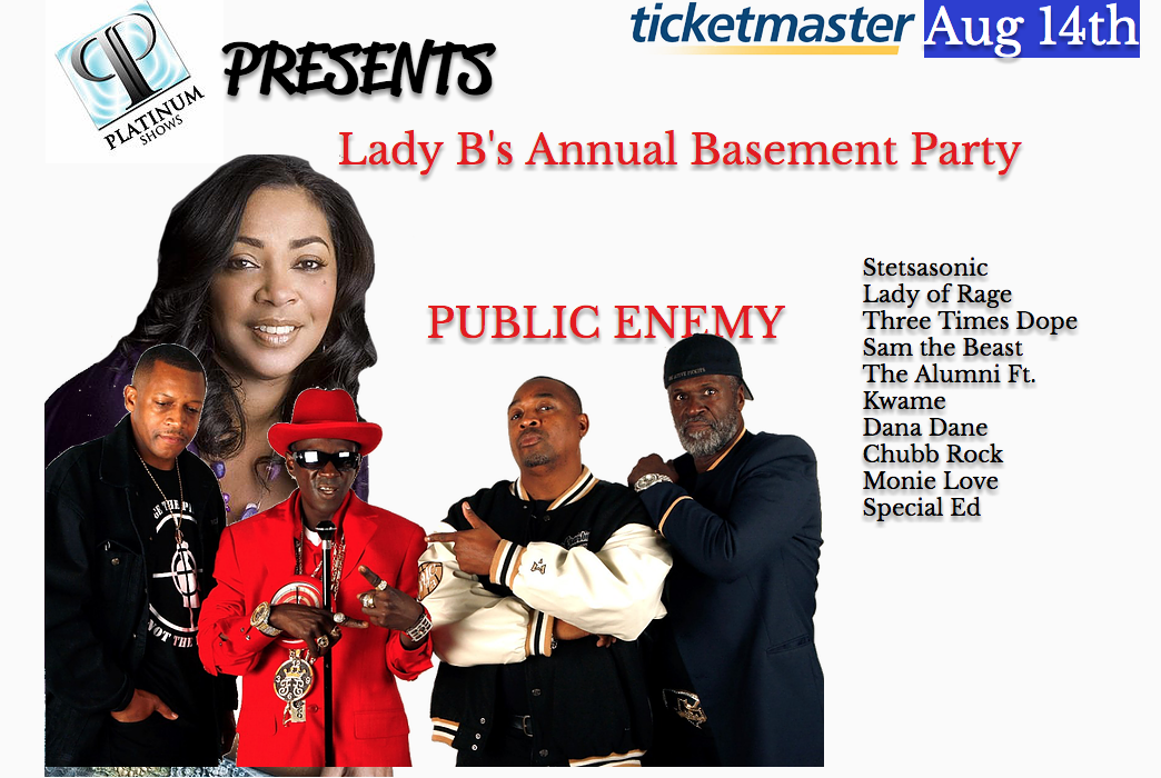 Lady B's Basement Party With Public Enemy & Alumni Wooder Ice