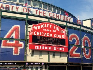 Wrigley Field the 2nd oldest ballpark in America.