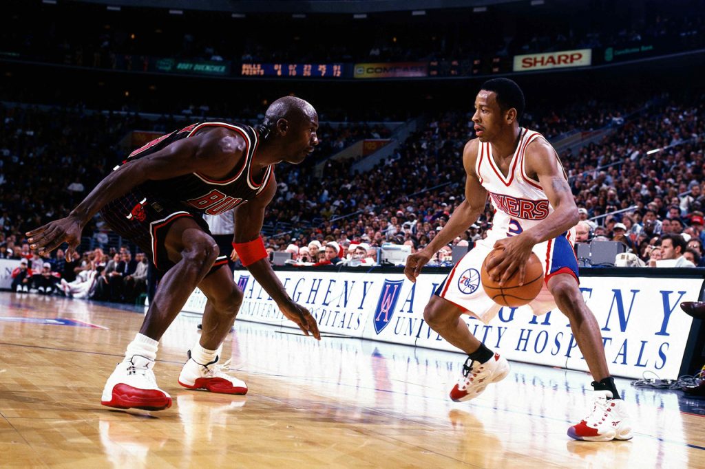 Iverson faces off against Jordan