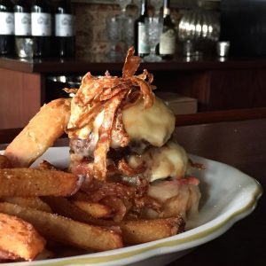 Poutine Burger at Coeur. photo cred: Instagram @heyjoodles