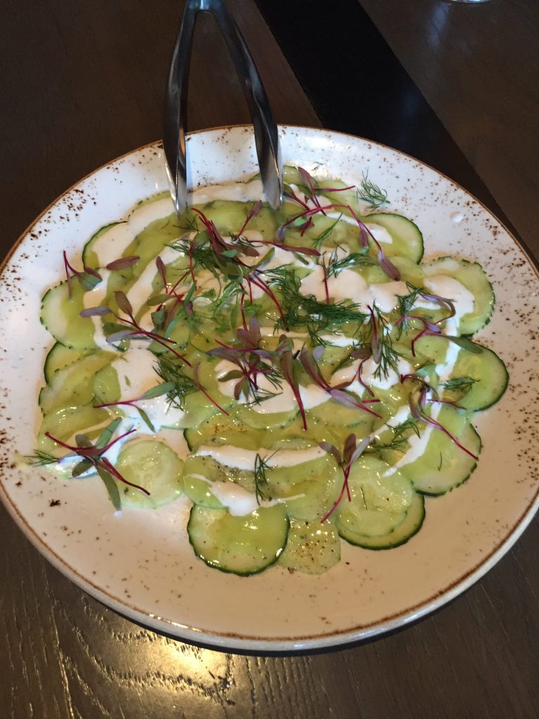 Cucumber Carpaccio