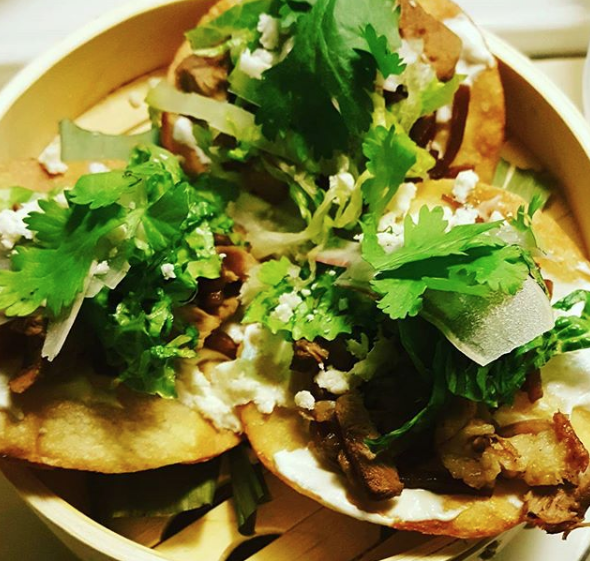 duck tostadas