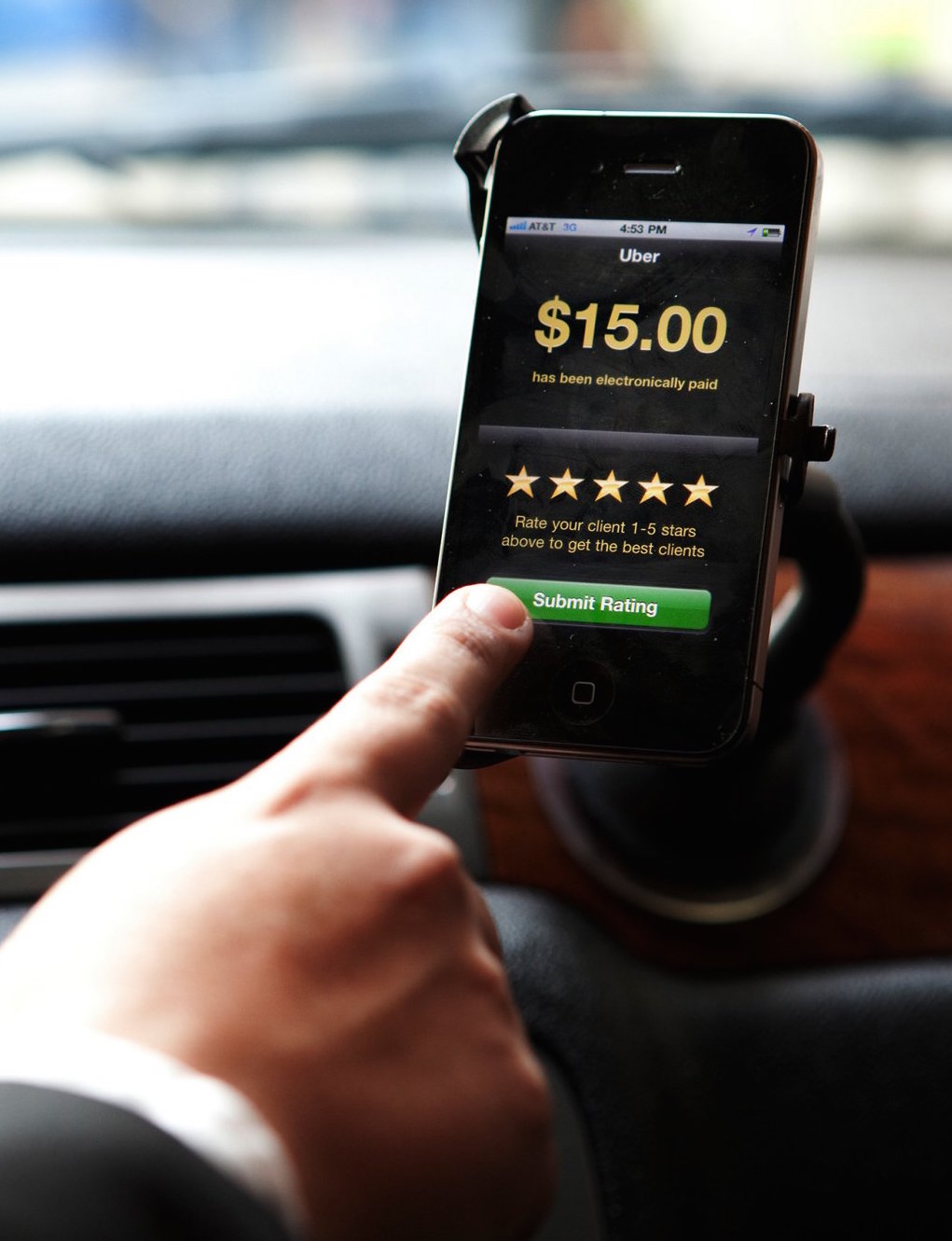 Here's How to Find Your Uber Rating - Wooder Ice