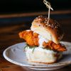 Fat Ham Caviar Hot Chicken Slider