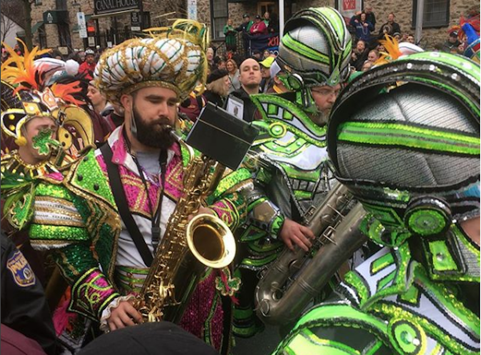 Check Out Our Official Recap of the 2018 Mummers Mardi Gras Parade With Jason Kelce! - Wooder Ice