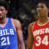 embiid vs olajuwon