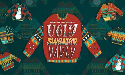 ugly sweater howl at the moon