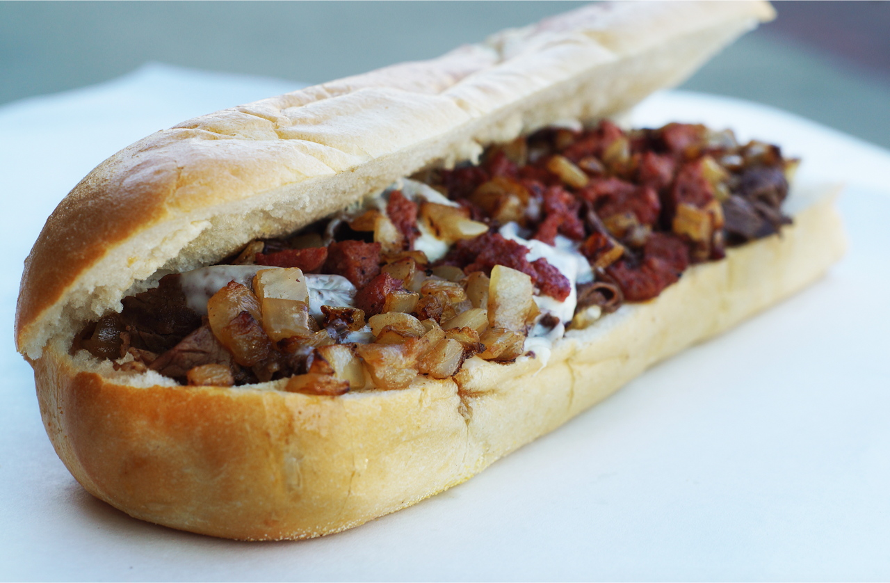 Kielbasa Cheesesteak