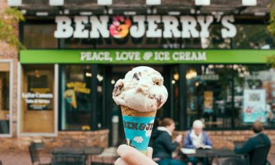 free ben and jerrys cone