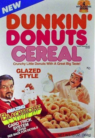 dunkin donuts cereal