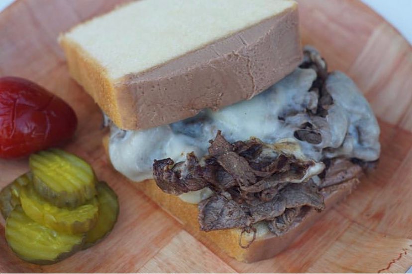 pound cake cheesesteak