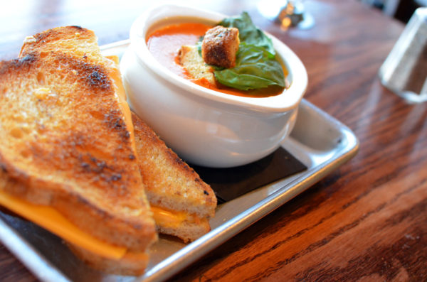 MilkBoy Grilled Cheese and Soup