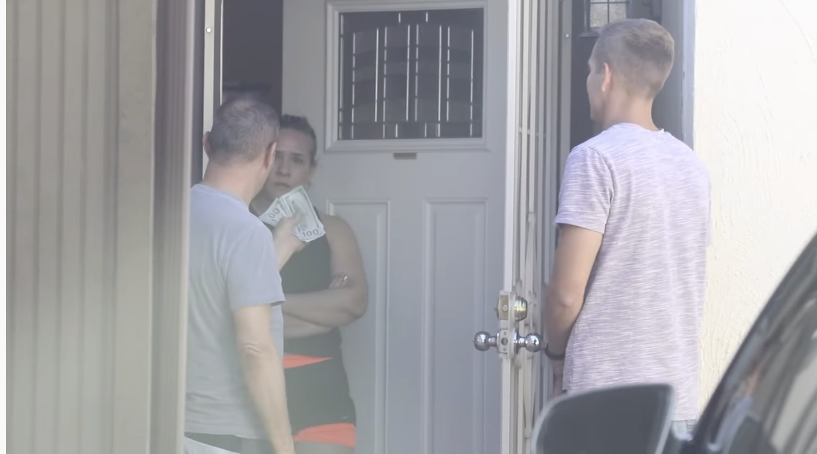 Man Knocks on Random Strangers' Doors and Pays Their Rent!