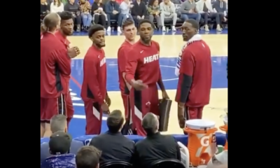 sixers fan heckles heat player