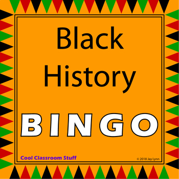 Black History Month Bingo