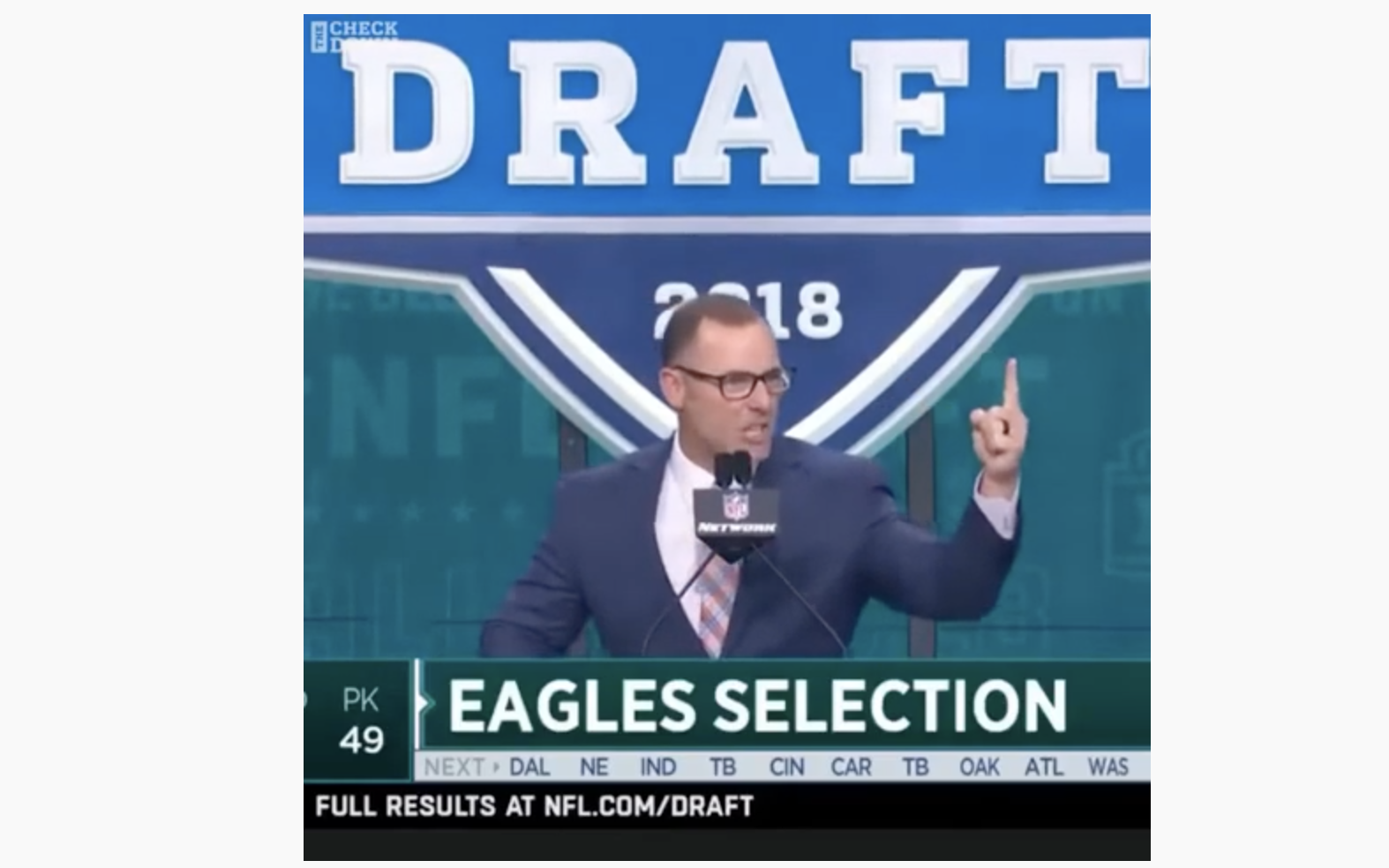 david akers nfl draft speech