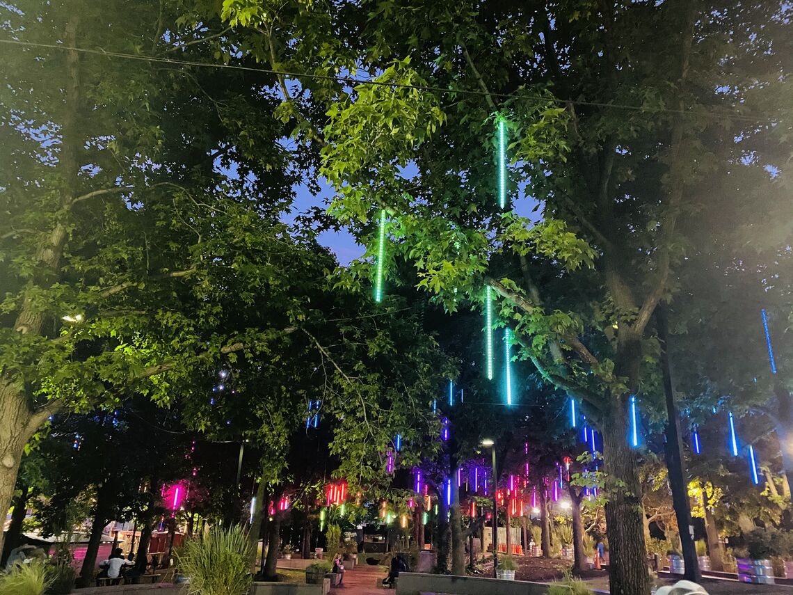 bright lights our city spruce street harbor park