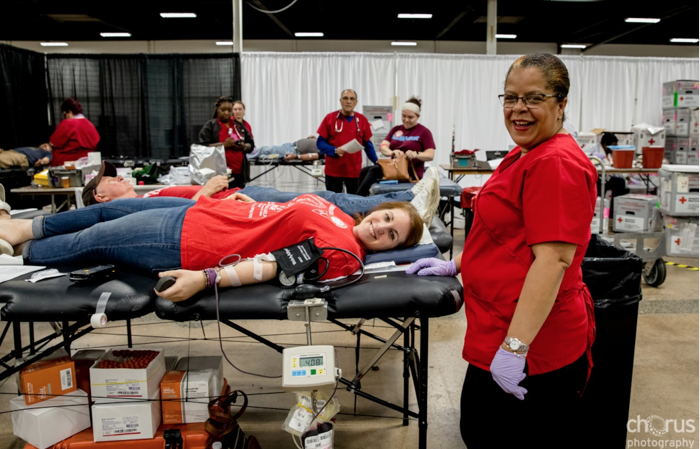 Preston and Steve blood drive