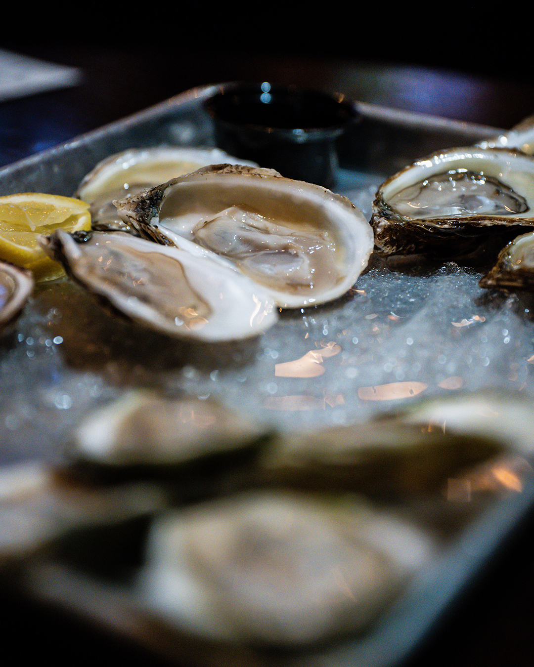 oysters and bubbly