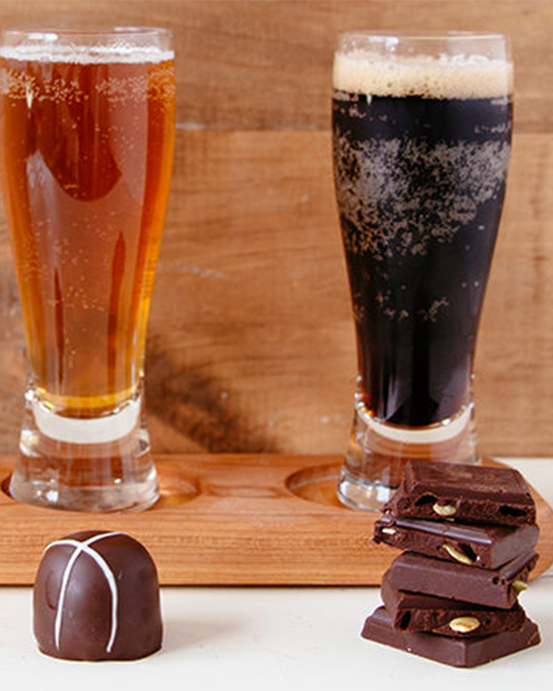 chocolate and beer tasting