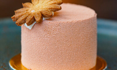 thai tea cake