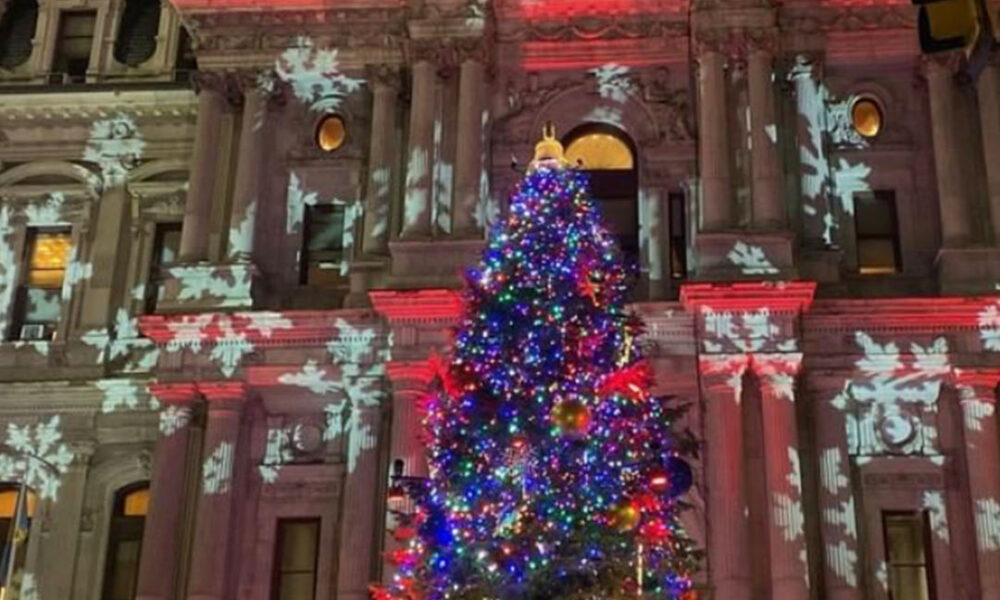 christmas tree lightings philly