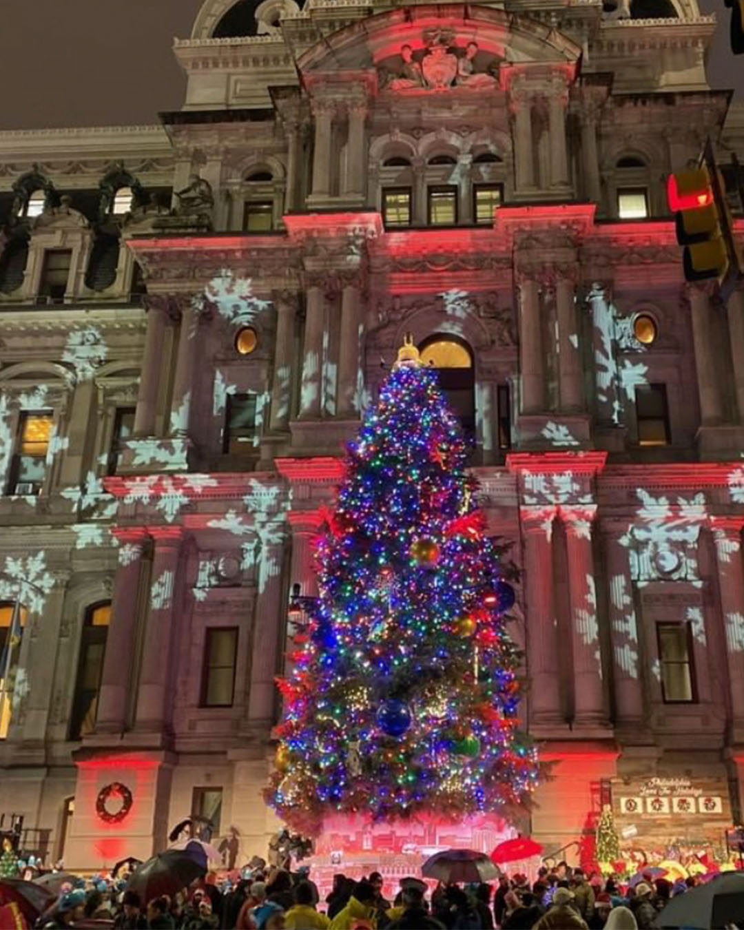 christmas tree lightings philly