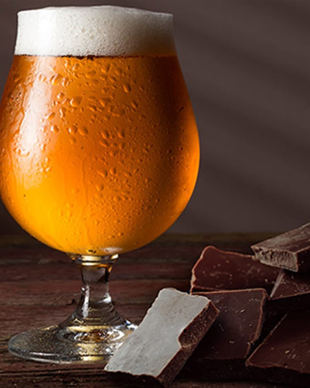 beer and chocolate