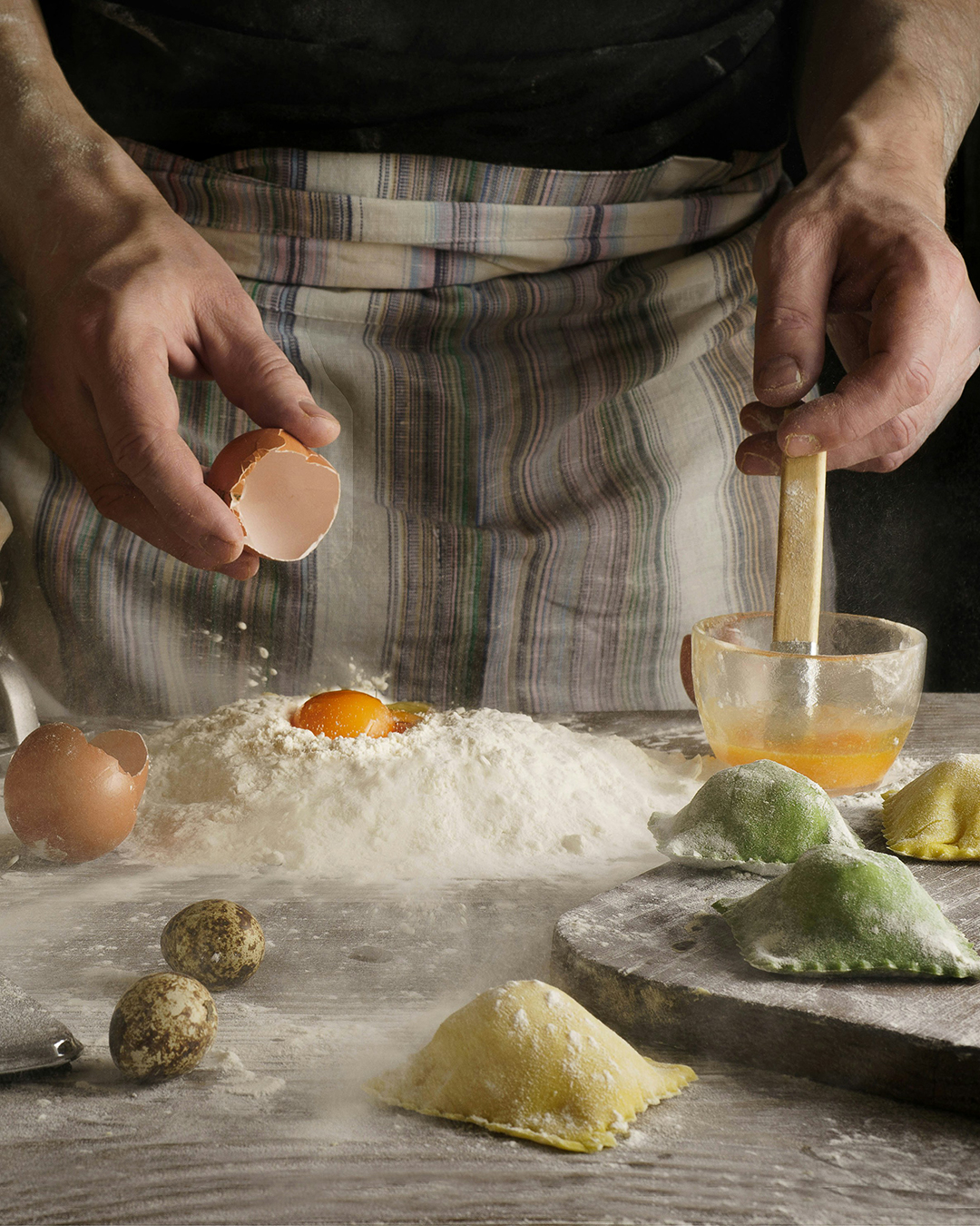 ravioli making