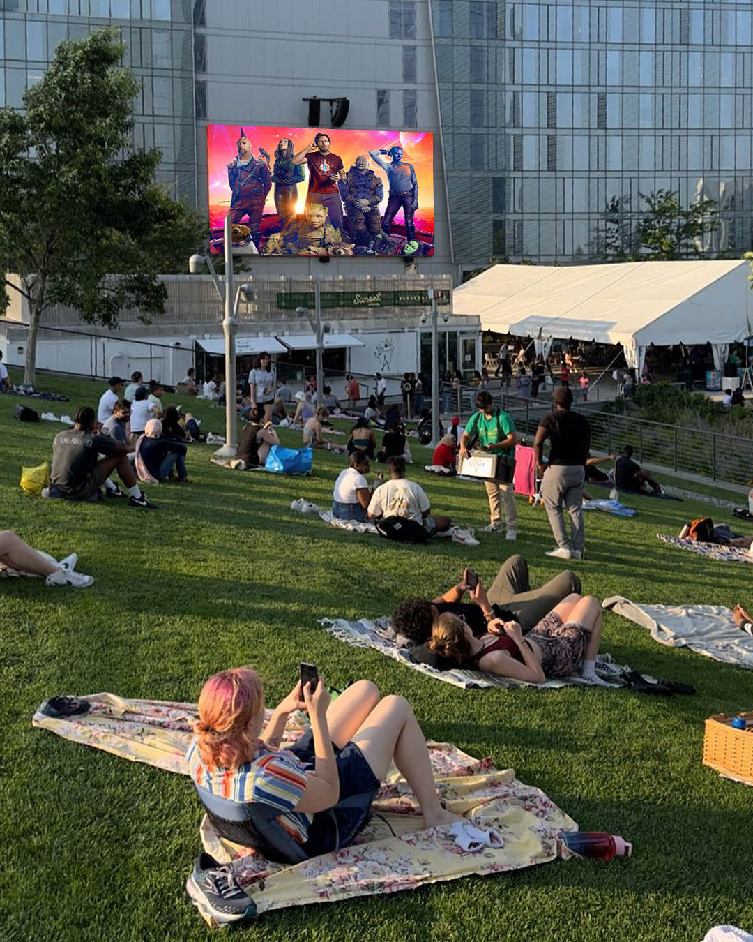 sunset social movie night