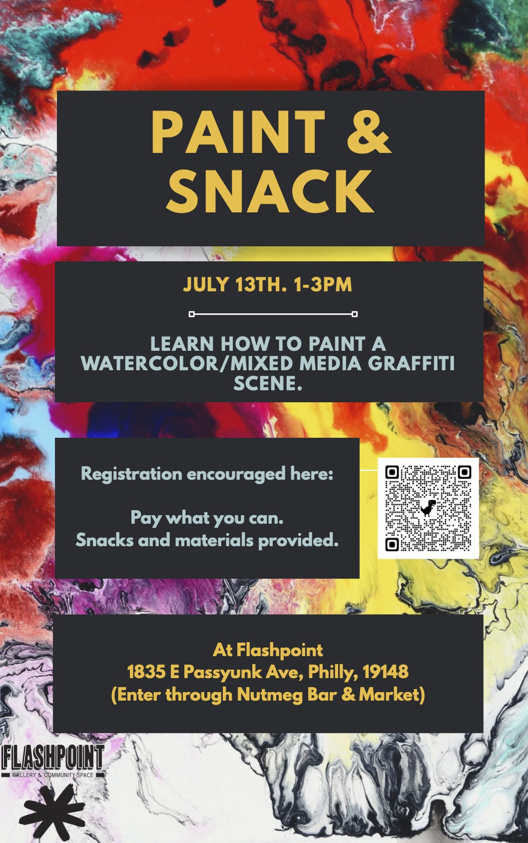 Paint and Snack