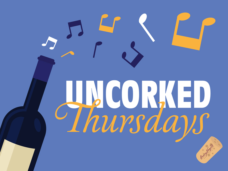NEW! Sip. Savor. Sound. Uncorked Thursdays: Live Music at the Winery.