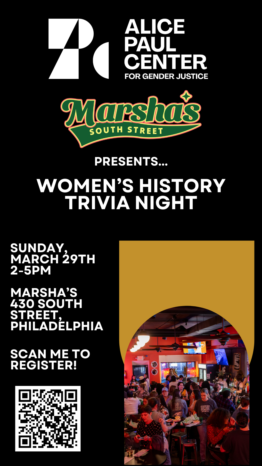 Alice Paul Gender Justice Wm Trivia at Marsha’s