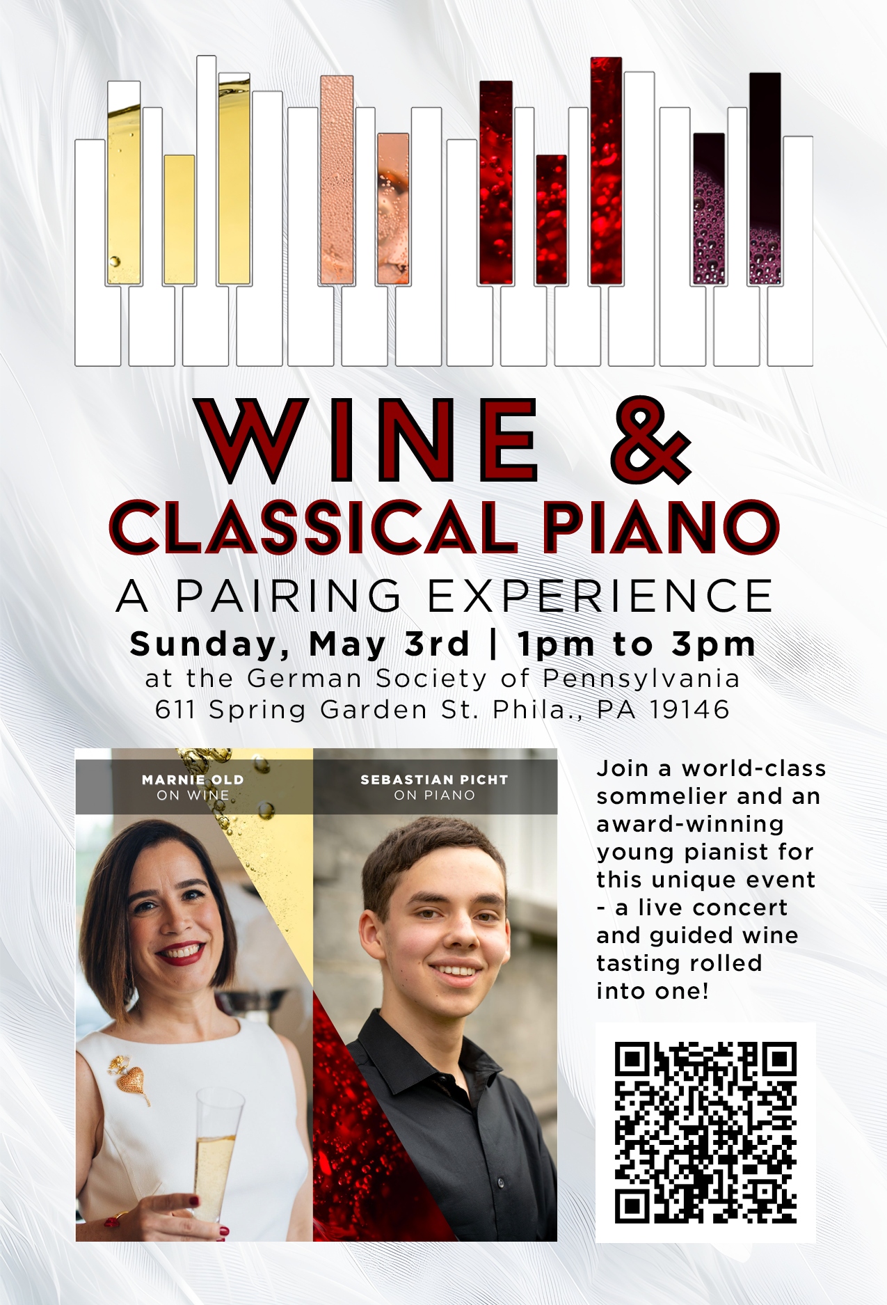 Wine and Classical Piano Pairing Experience