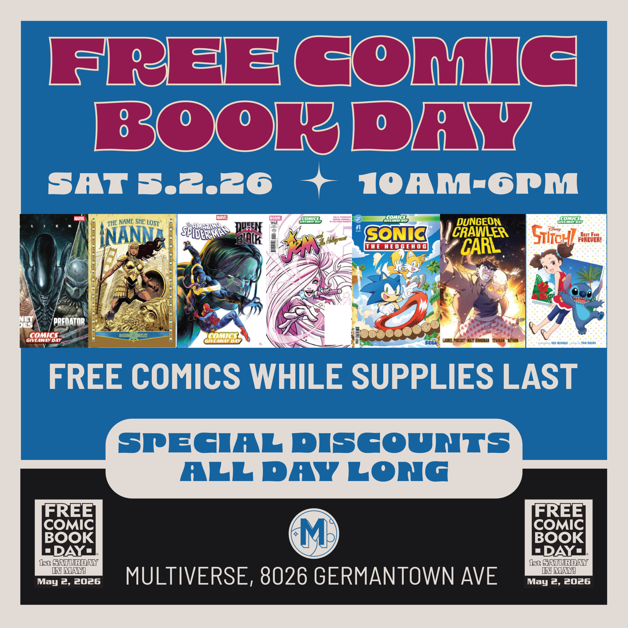Free Comic Book Day 2026!