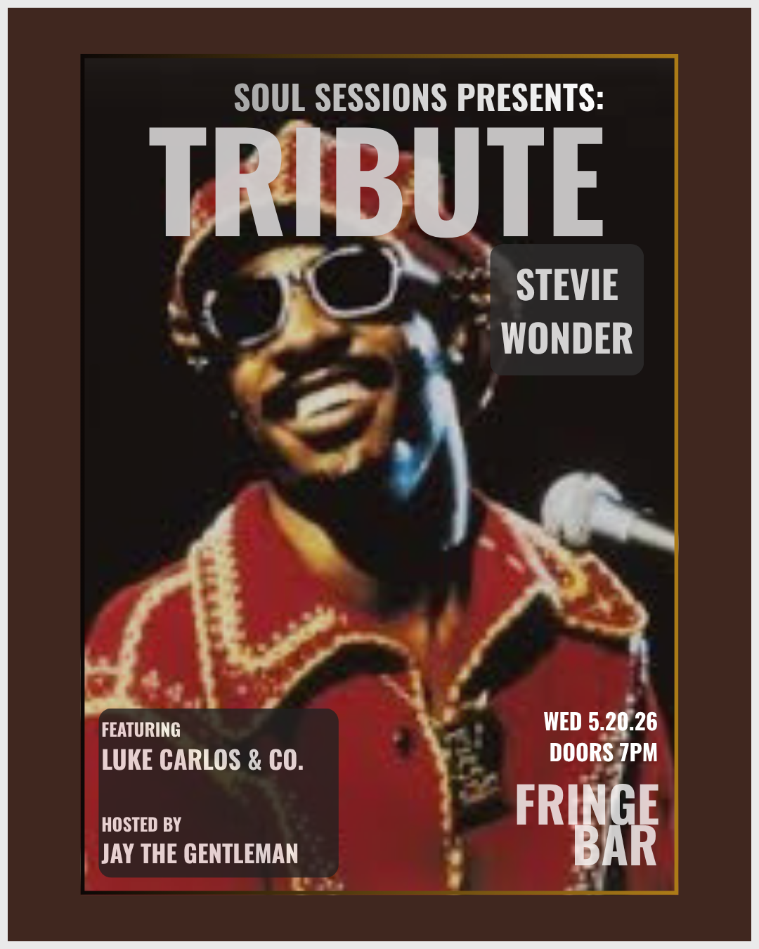 Soul Sessions Presents: Tribute- Stevie Wonder