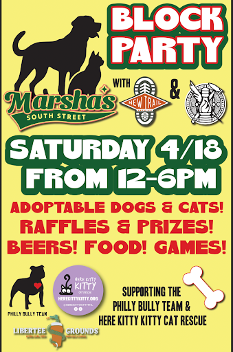 Pet Adoption Block Party at Marsha’s