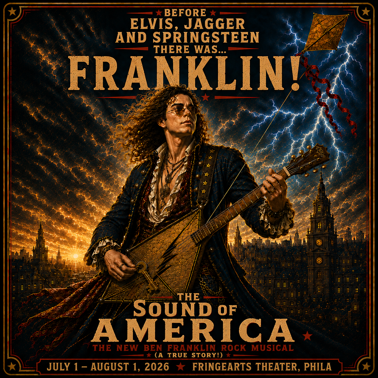 Sound of American Square Graphic