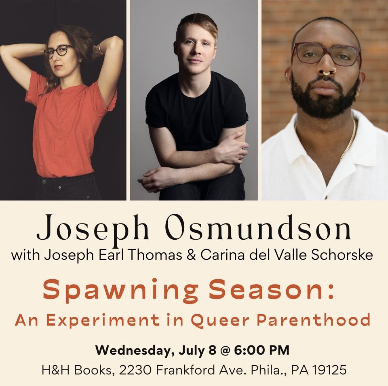 H&H Books Presents: Joseph Osmundson / SPAWNING SEASON