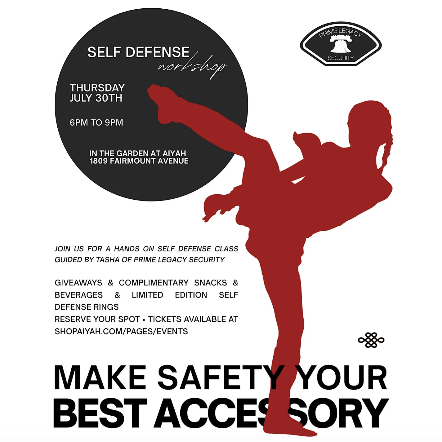 Self Defense Workshop in the Secret Garden