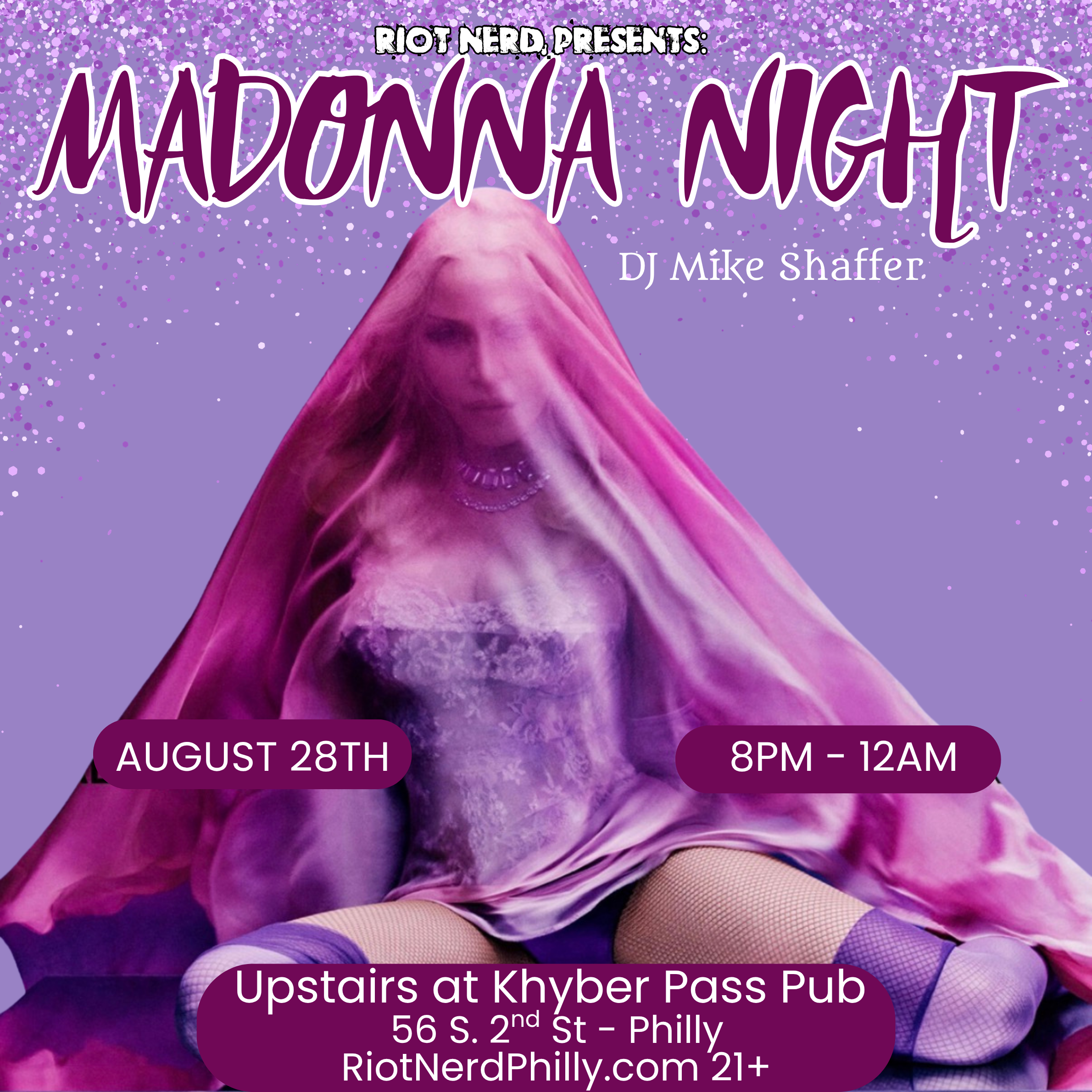 MADONNA NIGHT (Square Pillow)