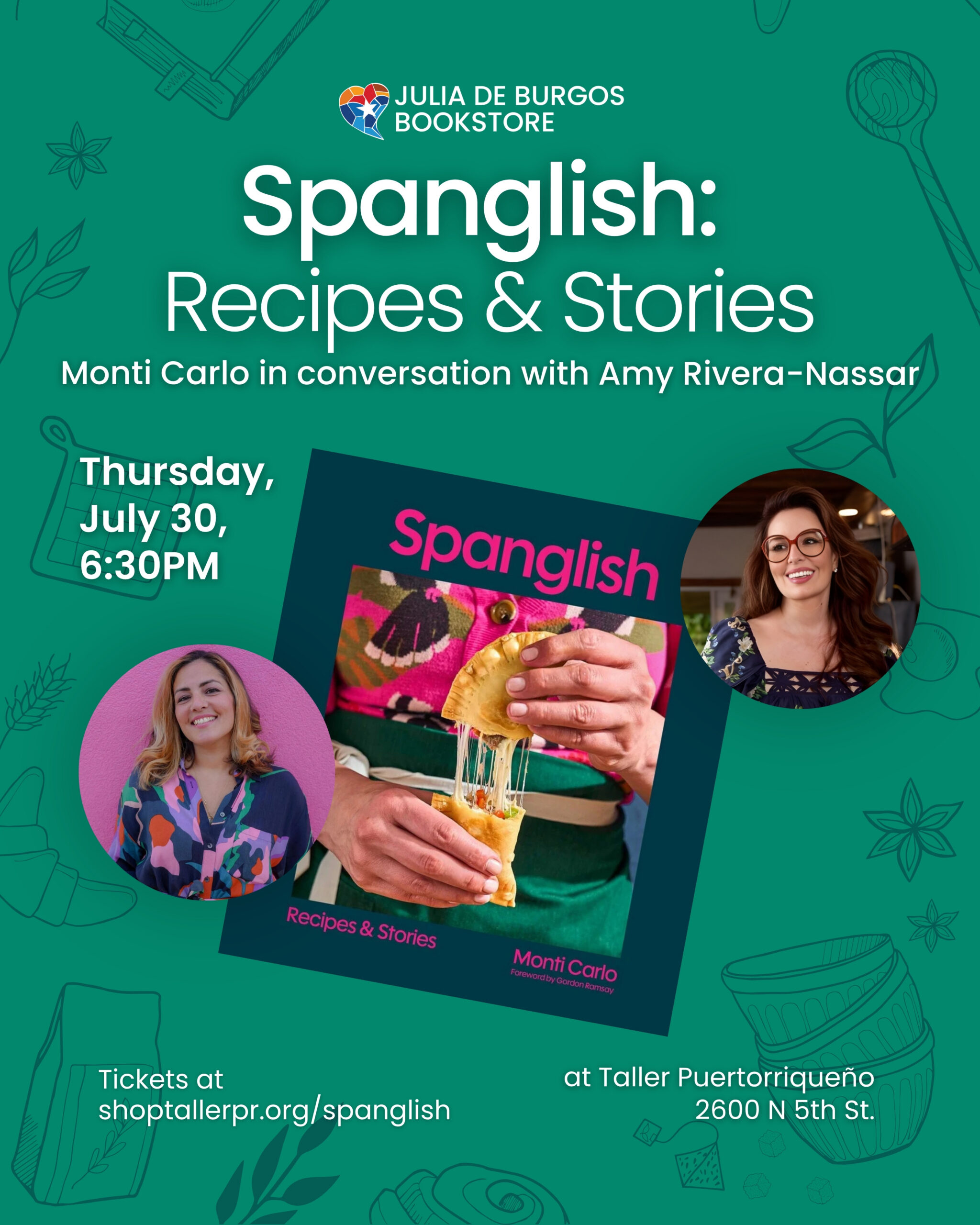 Spanglish: Monti Carlo in conversation with Amy Rivera-Nassar